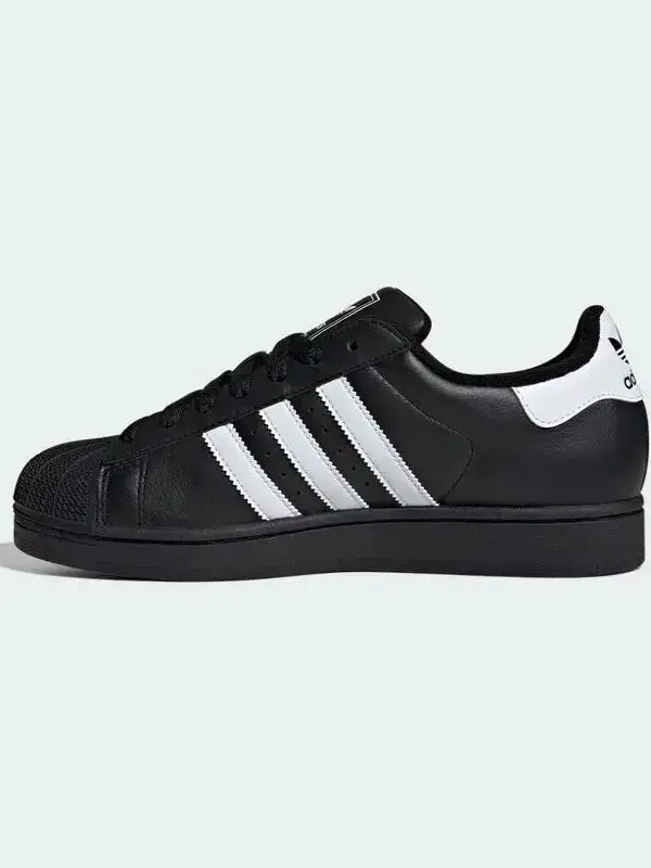 Adidas Adidas Men's and Women's Superstar 2Nd Generation New arrival Black Casual Shell Toe Sneakers Ji0079