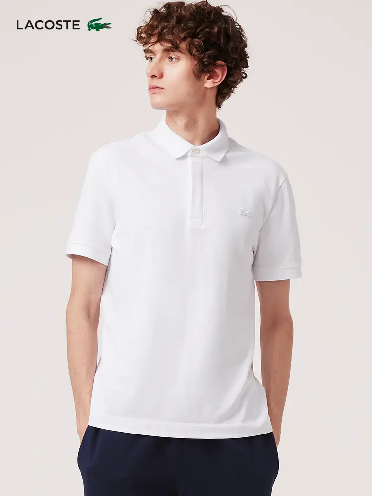 Lacoste French Crocodile Men's Business Work Clothing Casual Short-Sleeved T-Shirt Multi-Color Lapel Polo Shirt | Ph5522