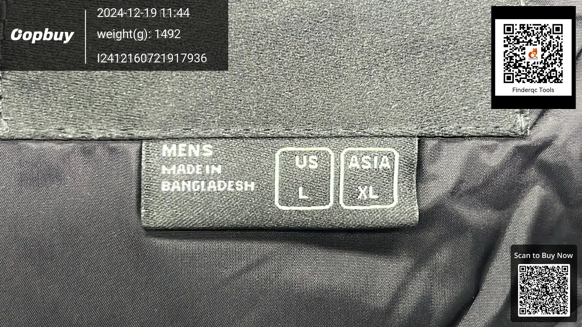 Mens Down Jacket