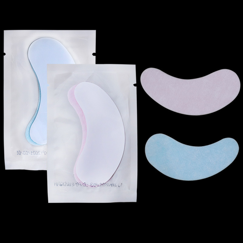 Wholesale grafting eyelash eye patch planting false eyelash spacer eyelash transparent blue film powder film moisturizing eye patch