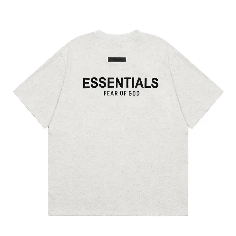 Fashionable Brand Letter Essentials Short-Sleeved Shorts Men's and Women's T-Shirts Hip-Hop Half-Sleeved New High Street Fog American Short-Sleeved