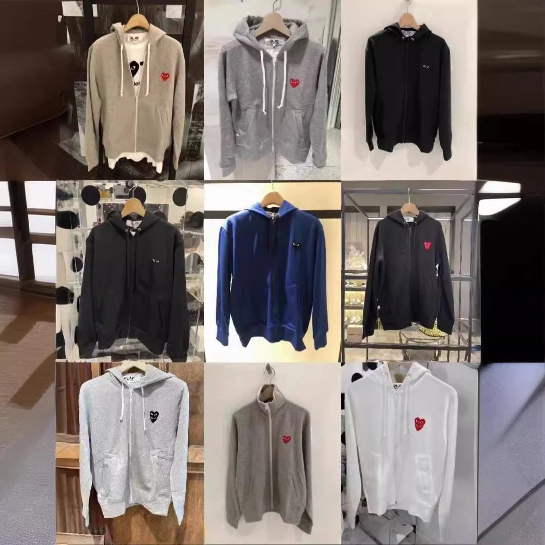 Comme des Garçons PLAY Heart Logo Zip Hoodie