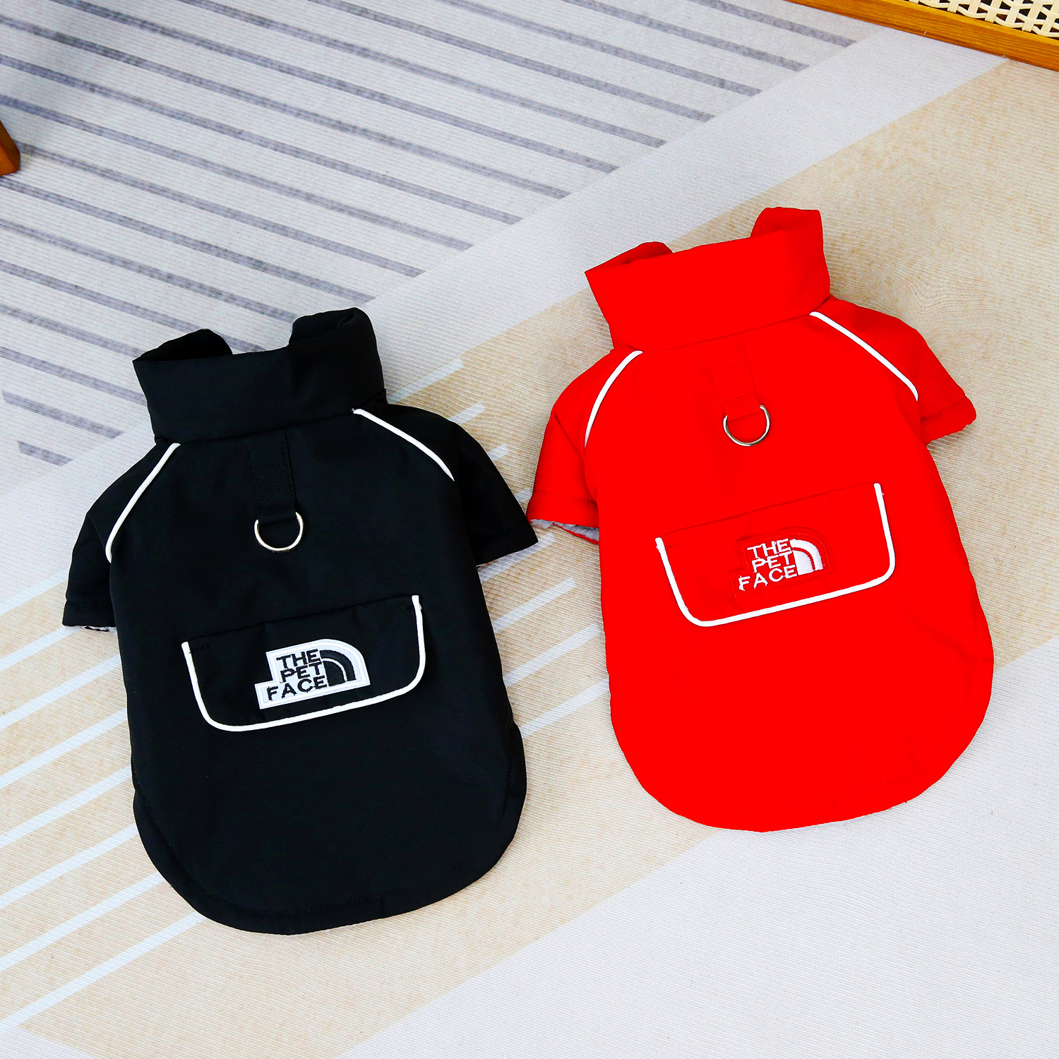 Pet Clothes Autumn and Winter Dog Clothes Teddy Cat Pet Clothing Autumn and Winter Two Legs Cotton Clothes 24 Sportswear Coat