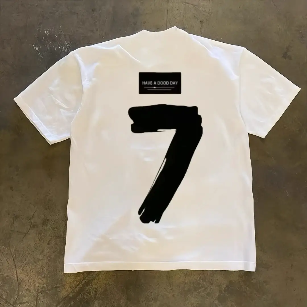 Overseas Order Surplus ~ Withdrawn Foreign Trade American-Style Trendy Brand Pure Cotton Non-Transparent Short-Sleeve T-Shirt, Unisex Loose Top