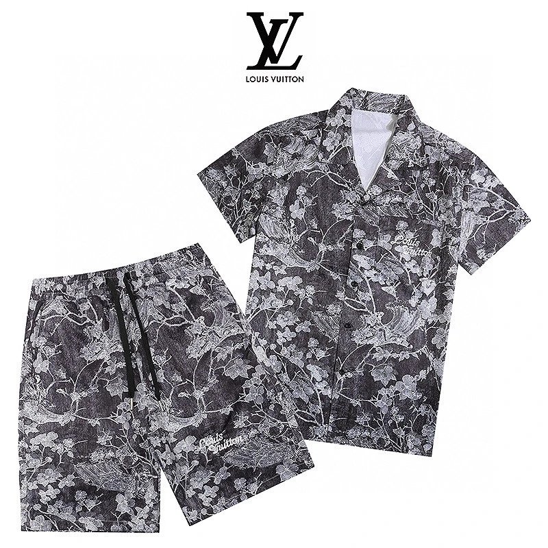 Louis Vuitton shirt and shorts set