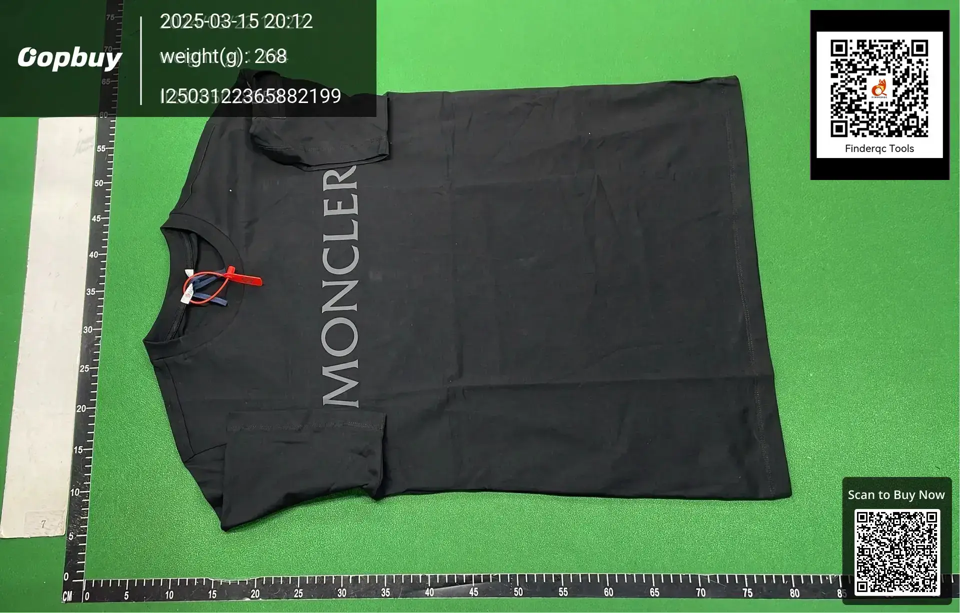 Moncler Logo T-shirt Black