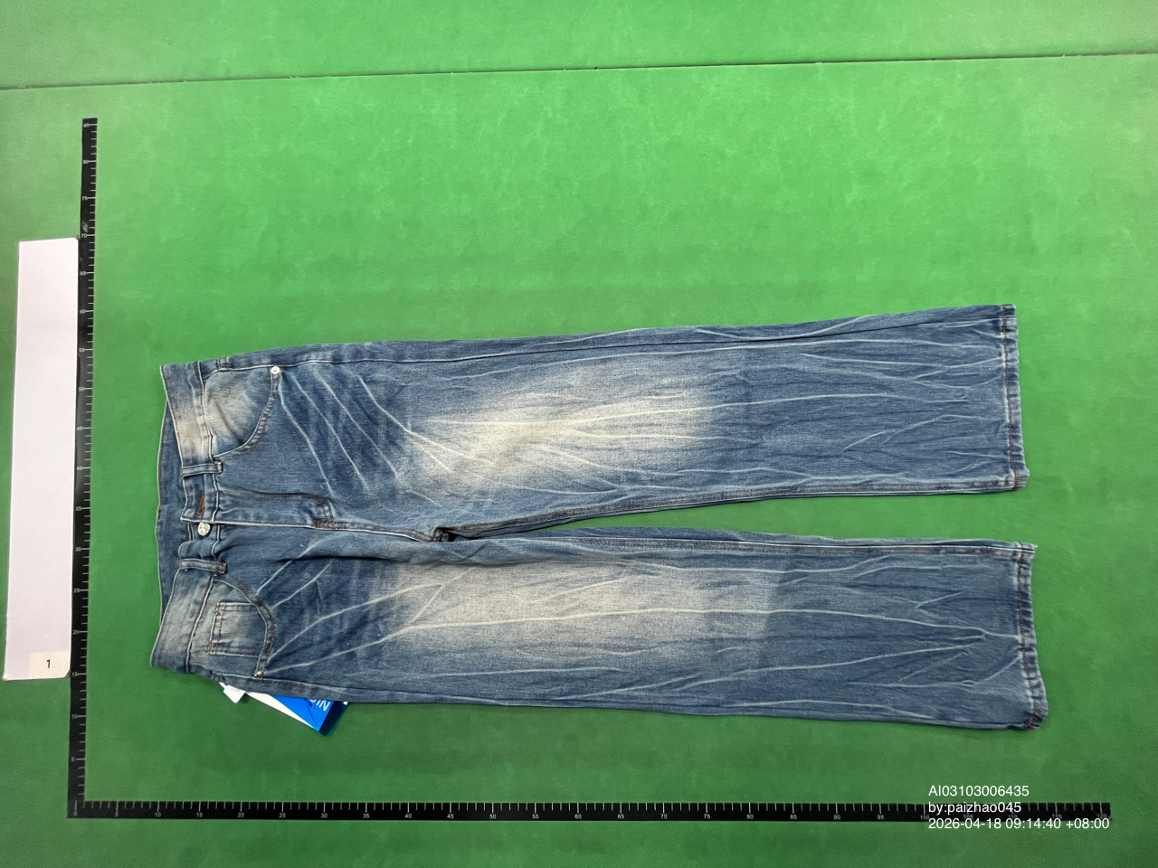 American Retro Street Style Washed Distressed Lightning Crack Jeans for Men, Autumn Trendy Brand Versatile Cleanfit Men's Fashion QC