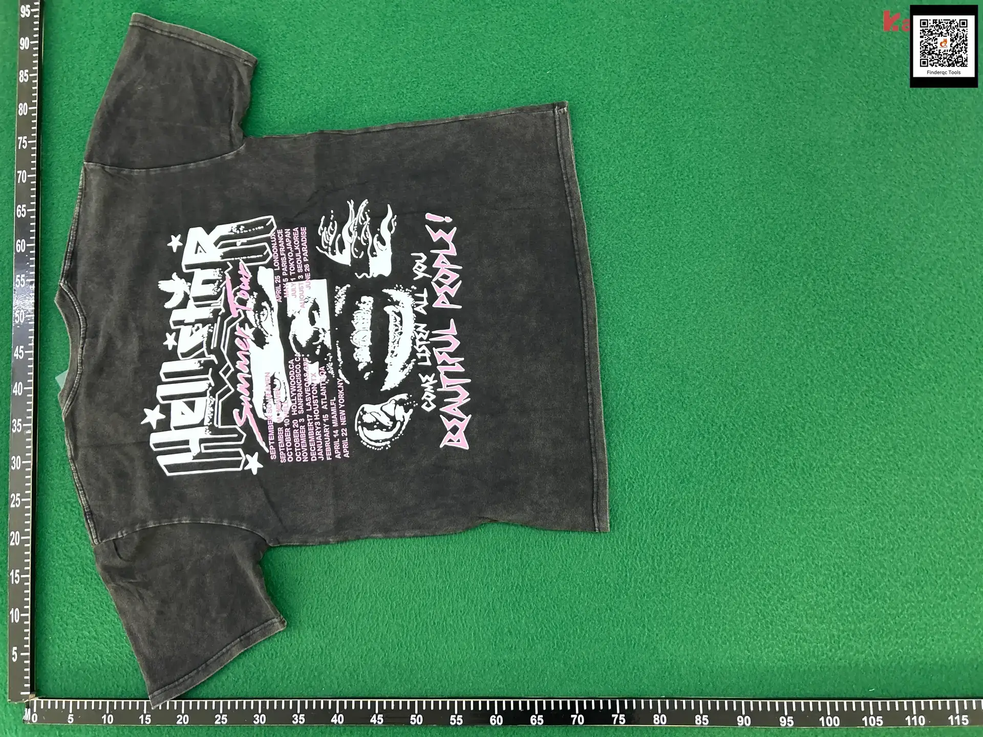 2024 New Fashion Street retro casual distressed summer hip hop print loose men and women couple short sleeve t-shirt