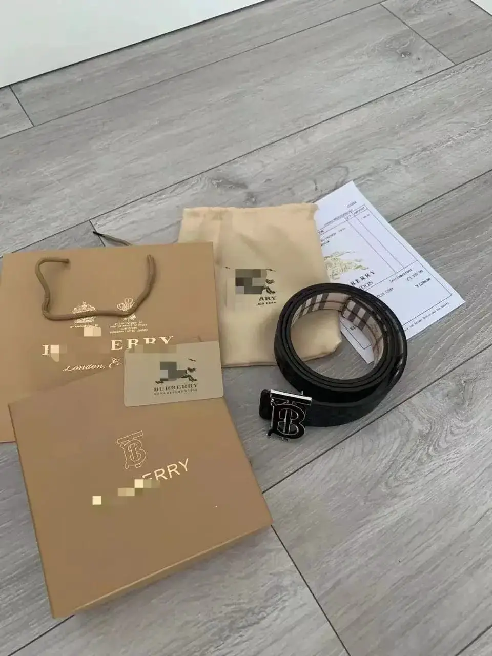 by belt and cap