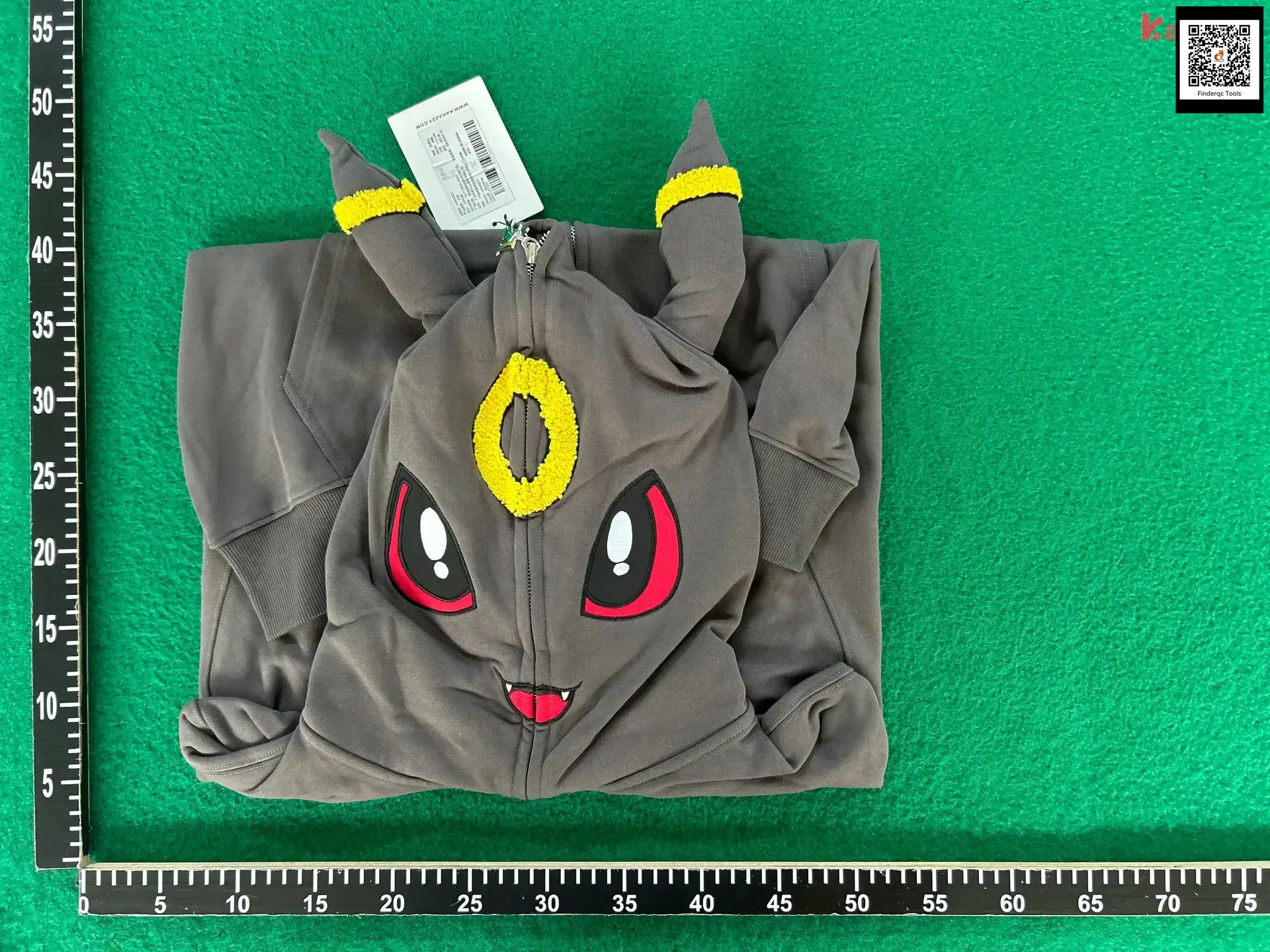 Kakazzy Umbreon Pokemon Zip-Up Hoodie