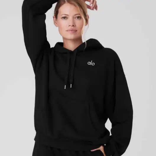 A aloyoga Men's 2024 Thickened Warm Top Bottom Hoodie Men's high quality Trendy Brand Men's and Women's Hoodies