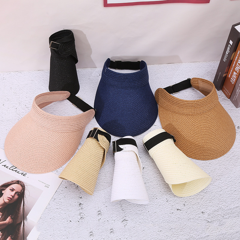 Summer Straw Hat for Women, Sun Protection Hat, High-End New Style Sun Hat, Large Brim Hat for Women, Cross-Border Wholesale