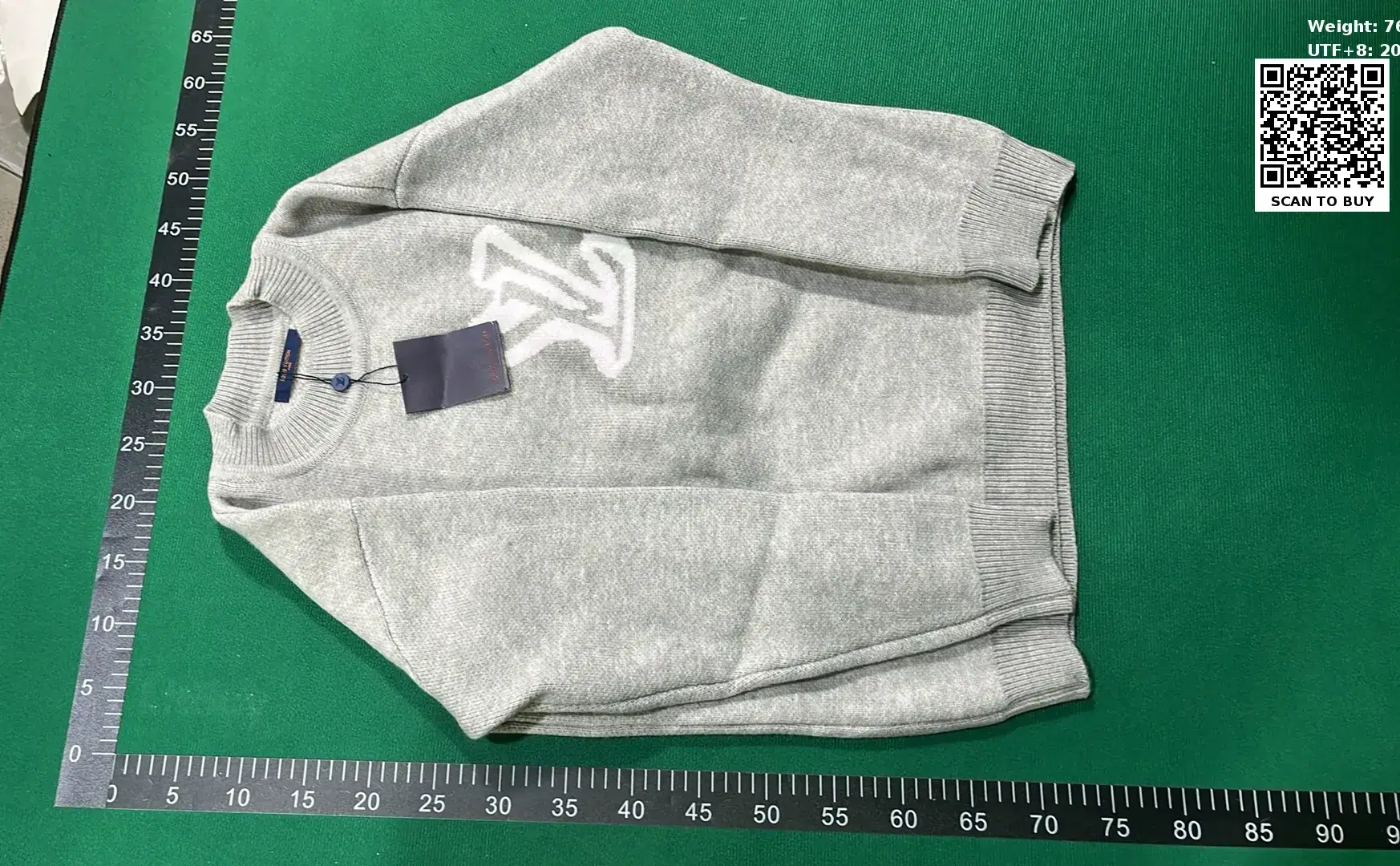 Louis Vuitton Monogram Sweater Grey