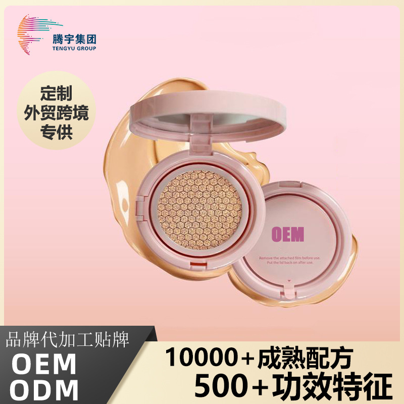 Oem Export Special Concealer Bb Cream Customized Easy-To-Make Air Cushion Cream Foundation Full English Oem Manufacturer Processing