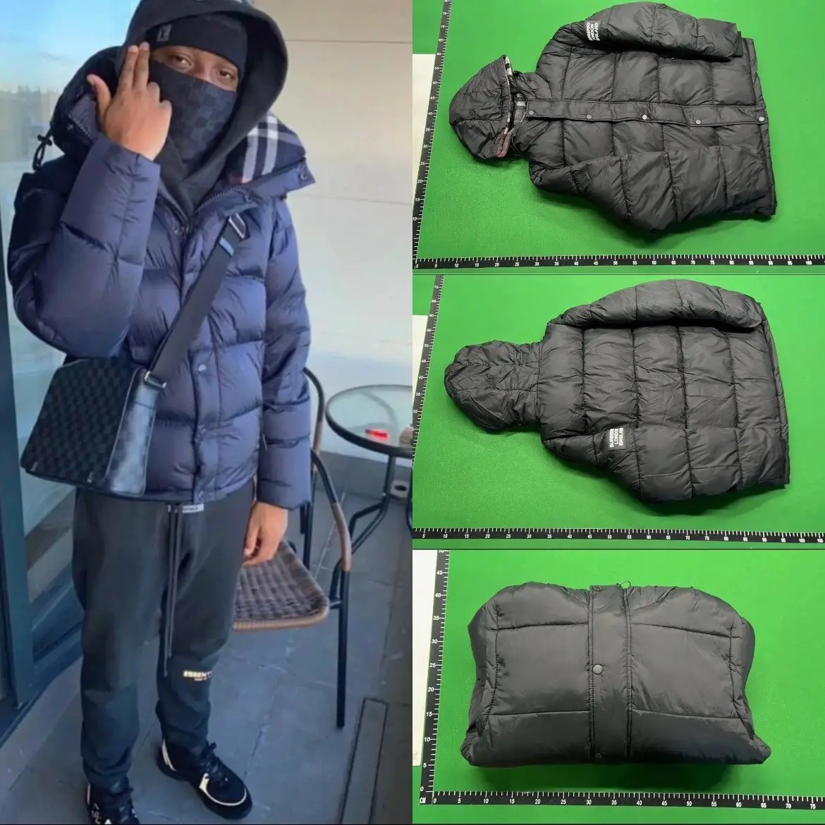 B War Horse Down Jacket-Detachable Sleeves-cos