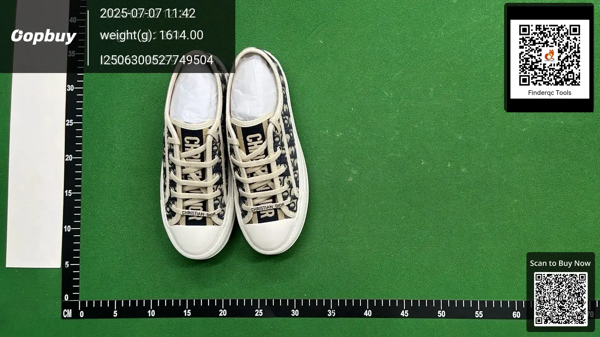 High version D thick-soled canvas shoes 2024 explosion embroidered letters lace-up presbyterics lovers casual shoes