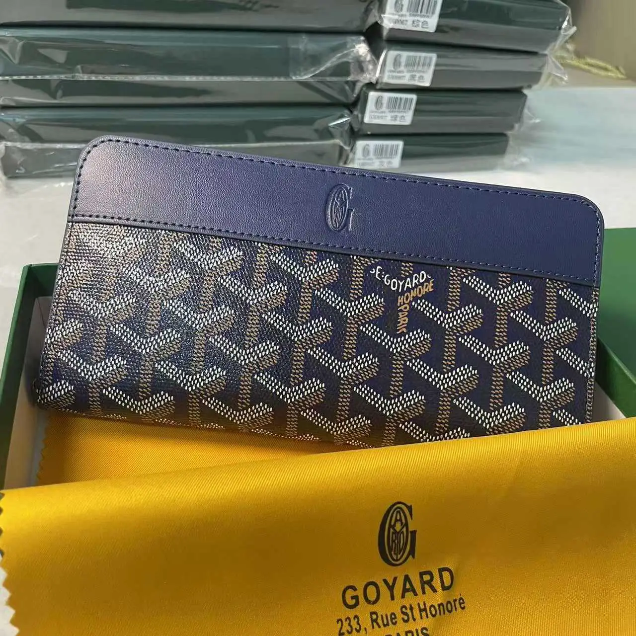 新款GOYARD戈雅狗牙钱包高雅德长拉链外贸印花男女通用包包零钱包