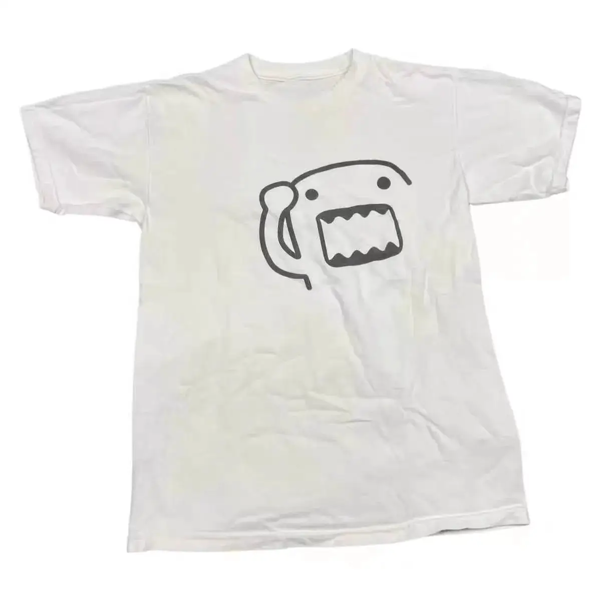 Kawaii Oversized Pattern Y2K New Retro Printed Large Size Round Neck Loose Men's and Women's Street T-Shirt Trend