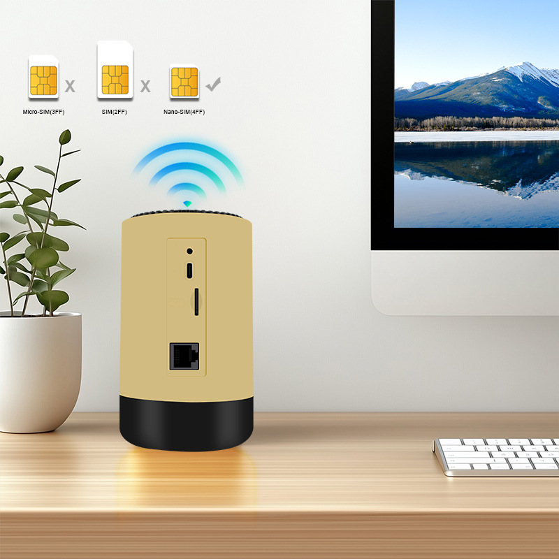 Portable Wifi6 Wireless Card-Inserting Cpe with Built-In Battery for Home, Car, Outdoor Camping, and 4g Router