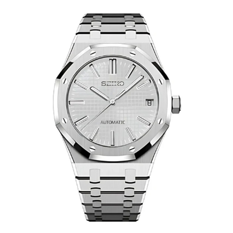 Suitable for Farmhouse Oak Watches, Men's Stainless Steel Watch, Nh35 Fully Automatic Mechanical Men's Watch, 41mm Watch foto QC de 1688 en Qualit.ly