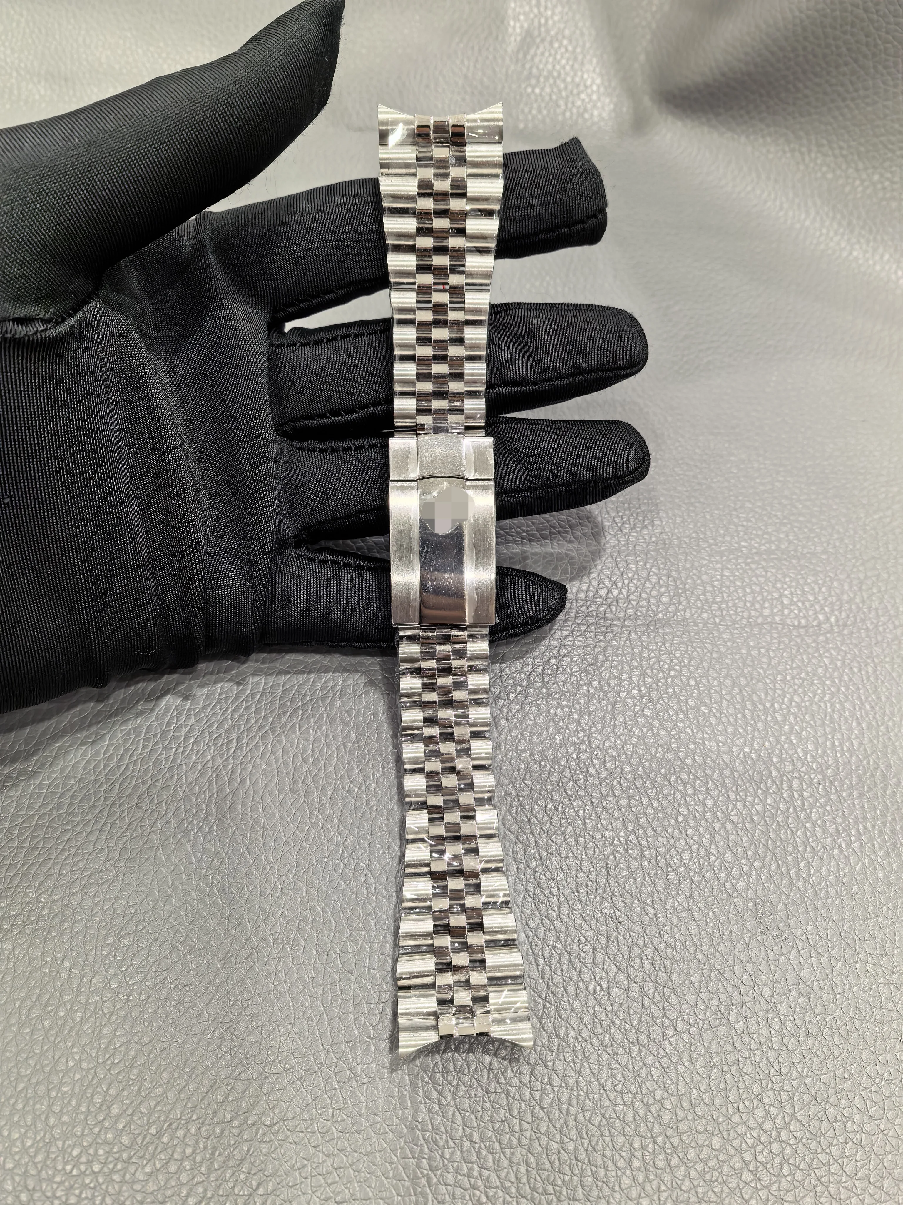 Suitable for Rolex Skywalker Watch Strap, Steel Strap, Original Five-Bead Chain M336934 Watch Strap, Navigator 22mm Foto QC de TAOBAO na Qualit.ly