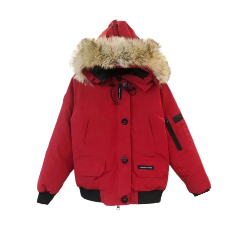 [DX52] hooded cold-resistant down jacket, flying jacket, women's Foto QC de WEIDIAN na Qualit.ly