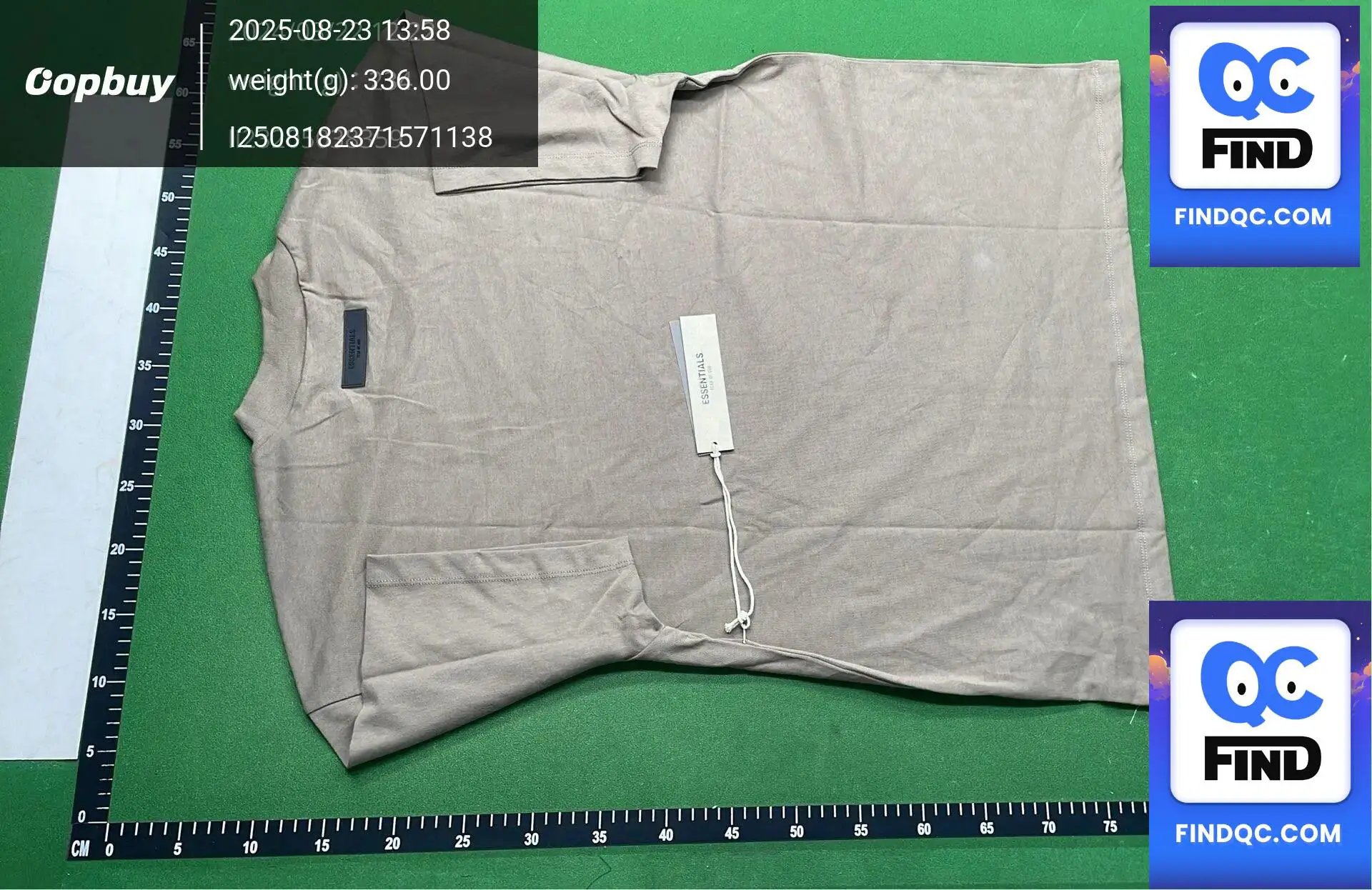 2022SS short-sleeved T-shirt white flocking ESSENTIALS trendy T-shirt cross-border 1977 hot selling