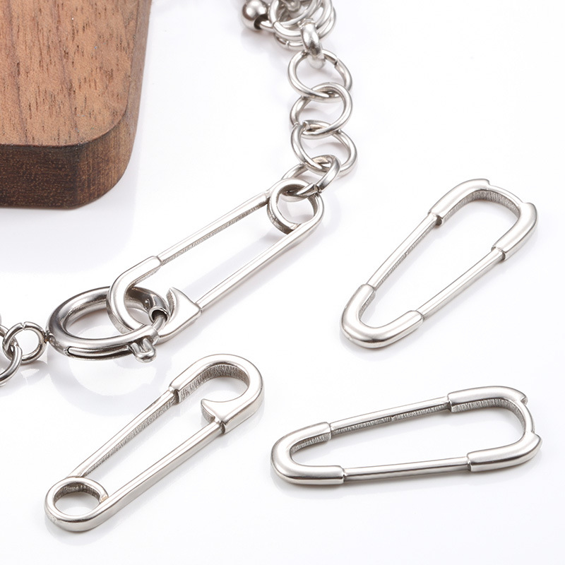Stainless Steel New All-in-One Paperclip Jewelry DIY Necklace Bracelet Pin Connection Pendant Personalized Fashion Accessories