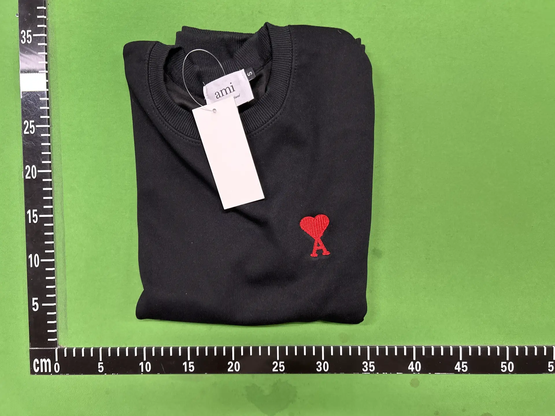 AMI Paris Crewneck Sweatshirt Black