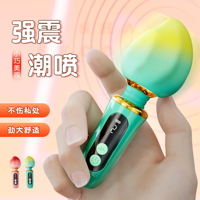 Mini Rechargeable Av Stick, Special-Shaped Massage Stick, Av Vibrator, Female G-Spot Masturbation Device, Digital Display Sex Toy