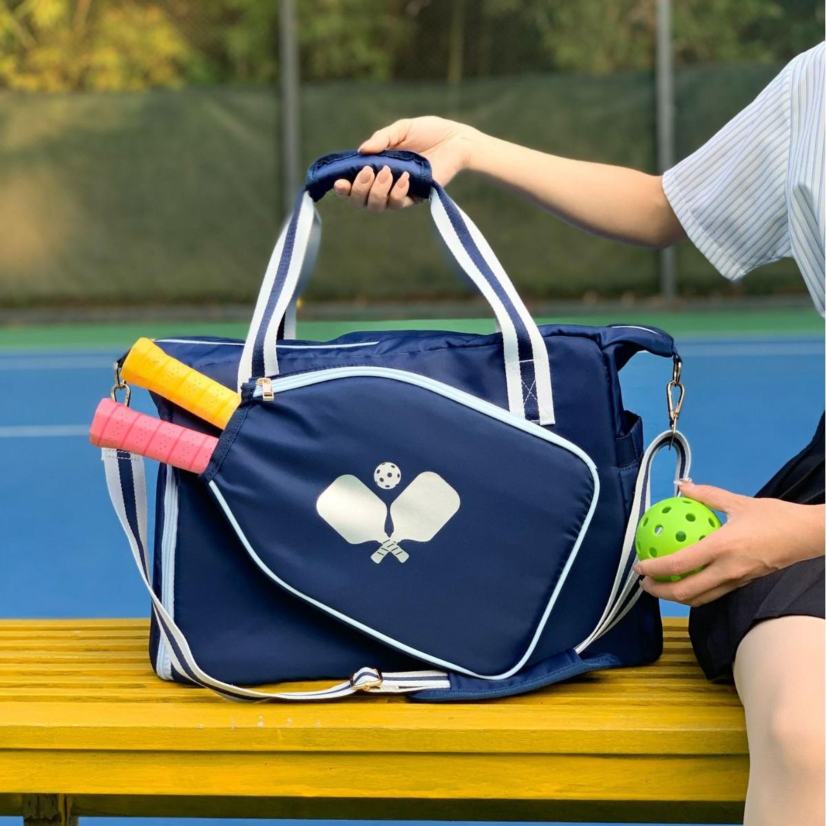Cross-border exclusive for new fashion outdoor sports Peak racket bag multi-functional portable tennis bag Peak ball bag