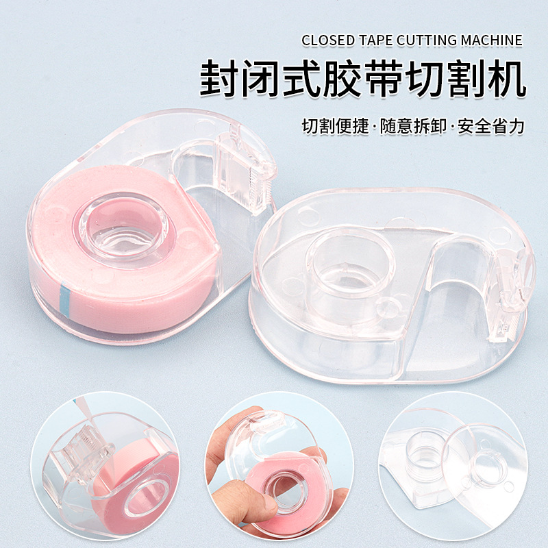 Wholesale Eyelash Extension Tape Cutter Acrylic Multi-Color Cutting Machine Beauty Eyelashes Non-Woven Fabric Artificial False Eyelashes