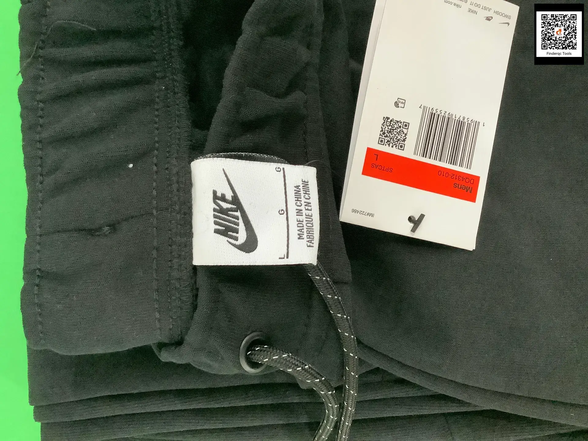 Nike DQ4312-010 Mens Black Sweatpants