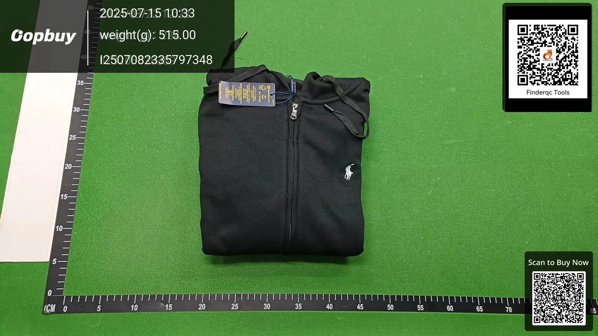 Polo Ralph Lauren Zip Hoodie Black
