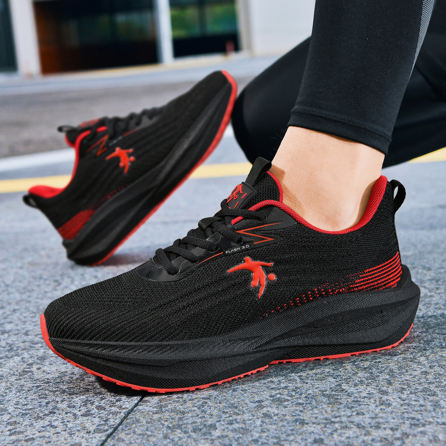 Jonidan's New Running Shoes for Men Are Lightweight, Shock-Absorbing, Q-Elastic Soft-Soled Sports Shoes, Breathable and Comfortable Casual Shoes for Spring and Summer