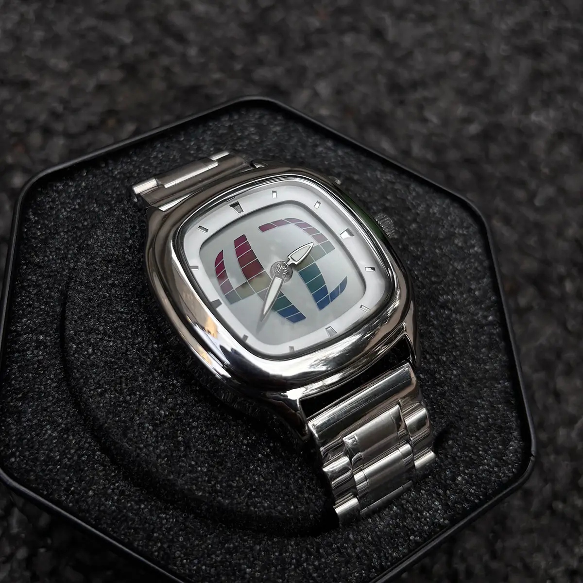 Dynamic digital display men's watches original niche design American tide brand luminous waterproof foreign trade cross-border wholesale