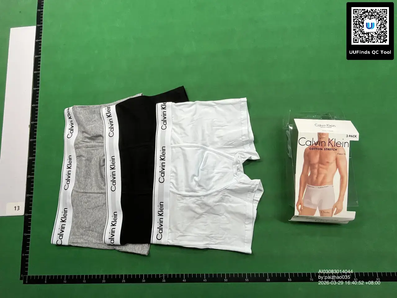Calvin Klein Cotton Stretch 3 Pack Trunks