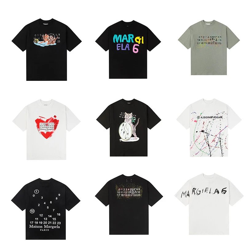 Maison Margiela Numerical Print T-shirts