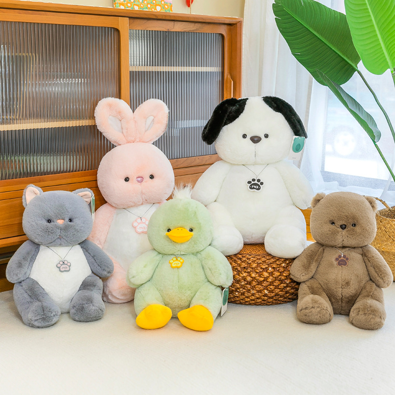 New Baozi series animal doll cute plush toy hug doll sleeping soft pillow for girls wholesale