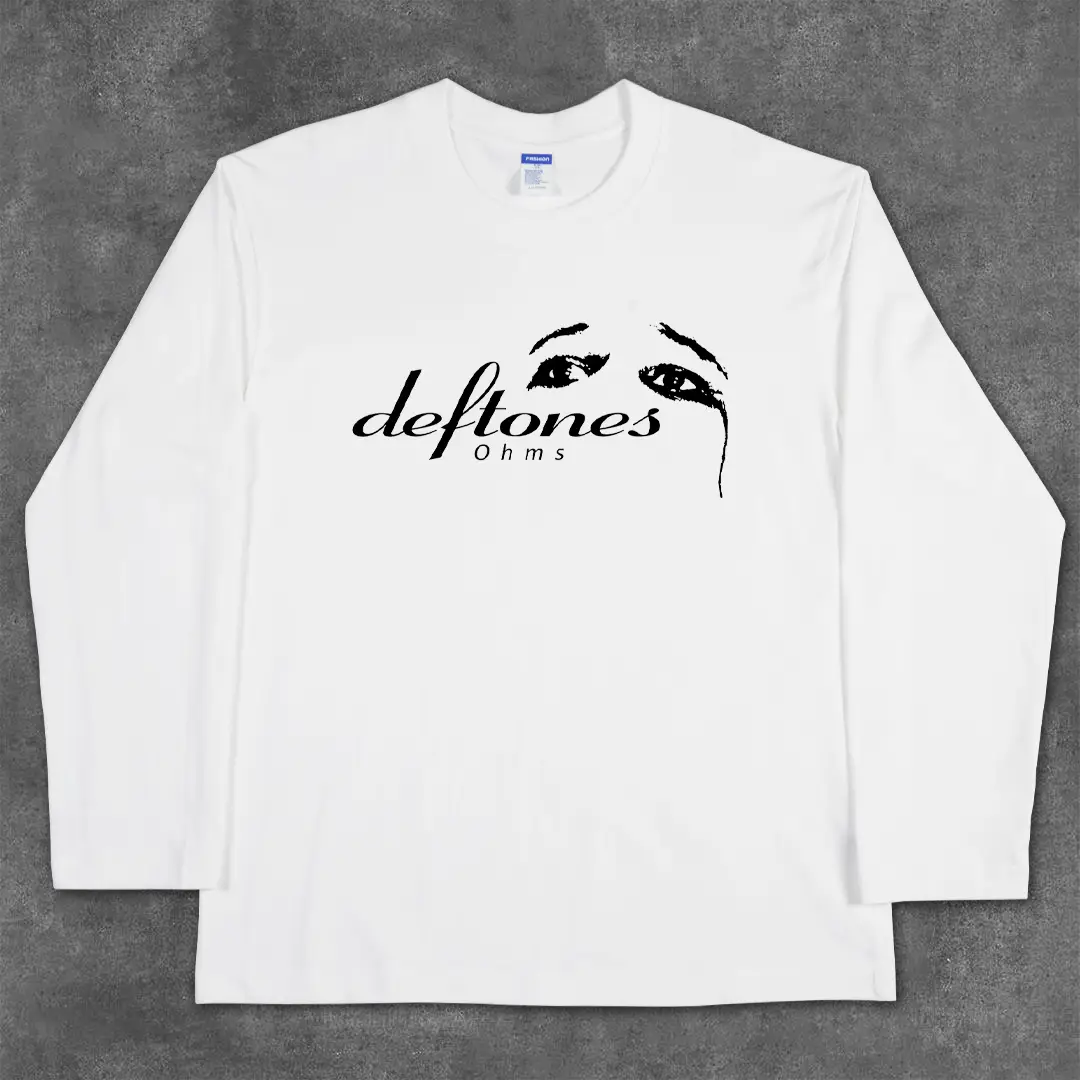 Xihai Zhan Dao Short-Sleeved T-Shirt Deftones Sub-Bass Band Retro Oversize Loose Cotton Top