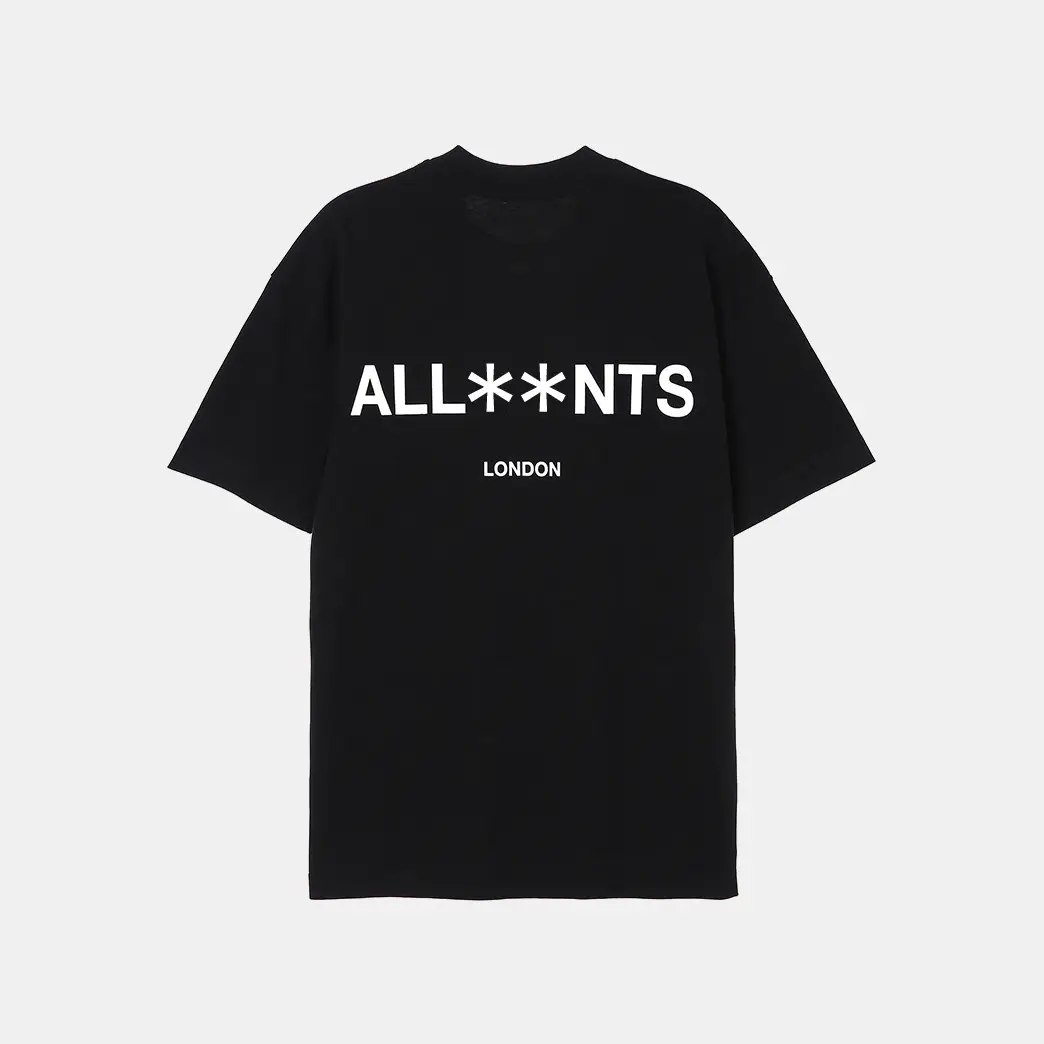 ALL Men's Loose Short sleeved T-shirt with Letter Printed Casual 2025 Spring Classic