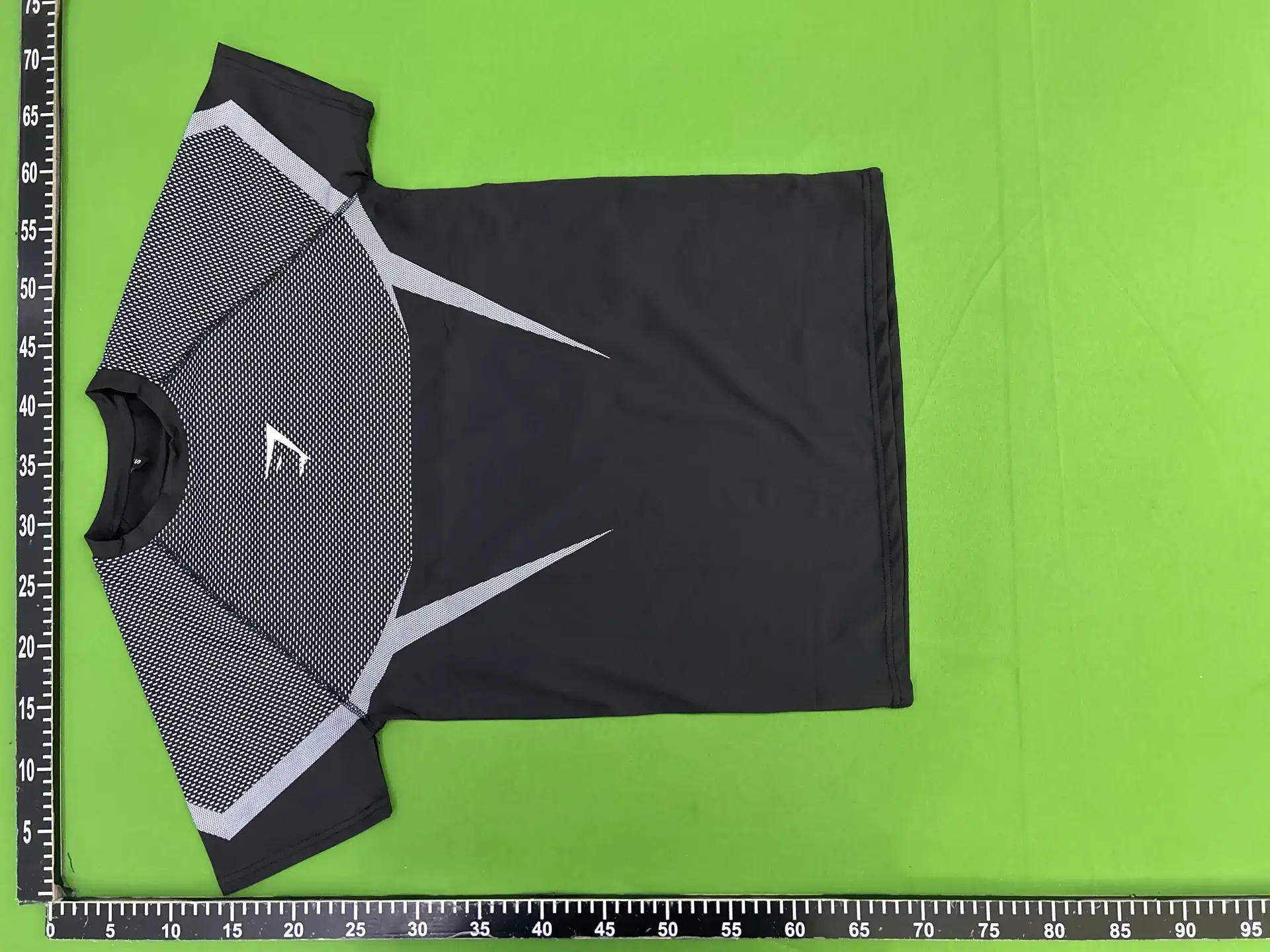 New arrival Men Fitness Short-Sleeved Gym Sports Fitness Running Training Clothes Elastic Fashion Print Round Neck T-Shirt