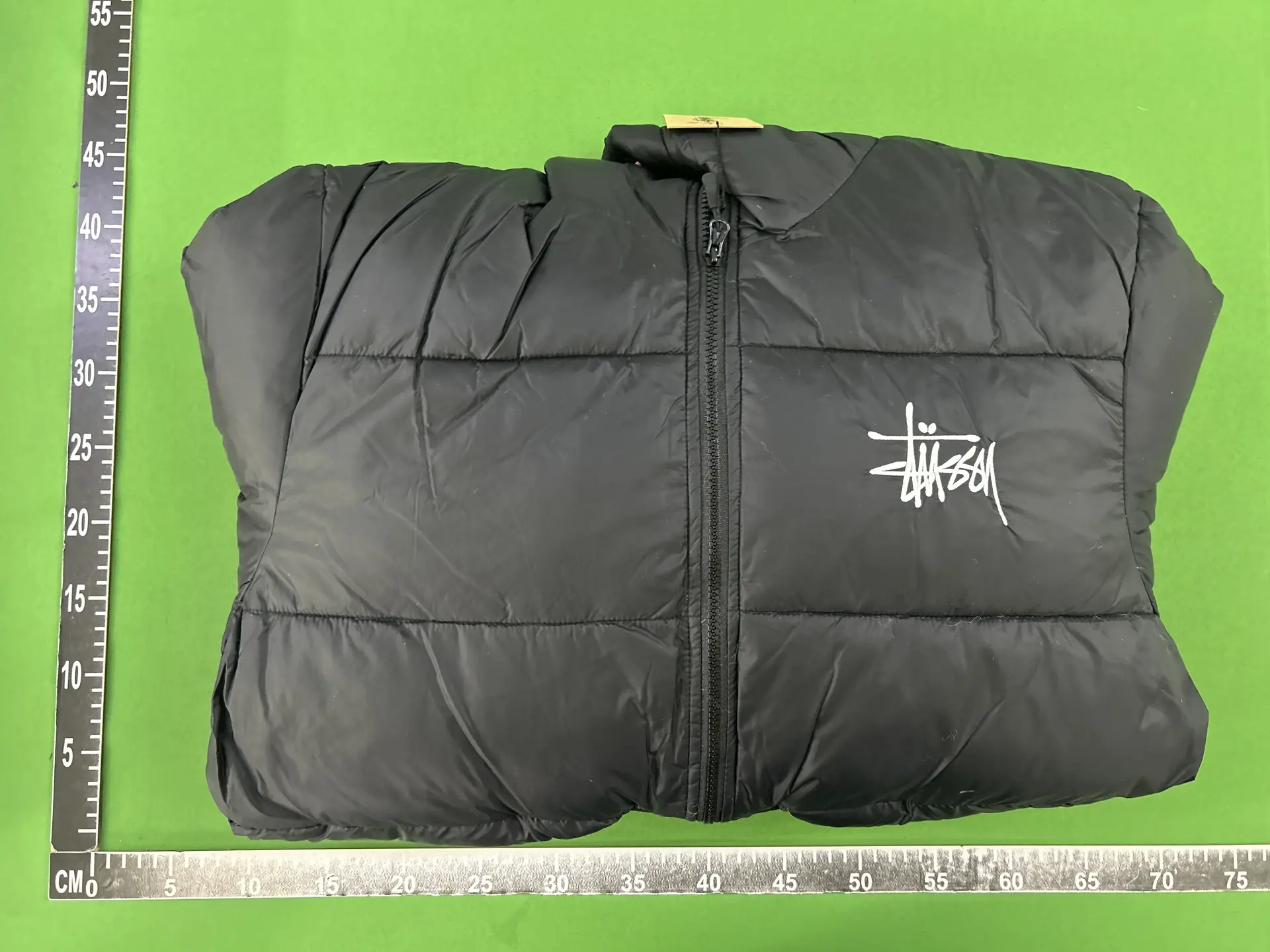 Stussy Puffer Jacket Black