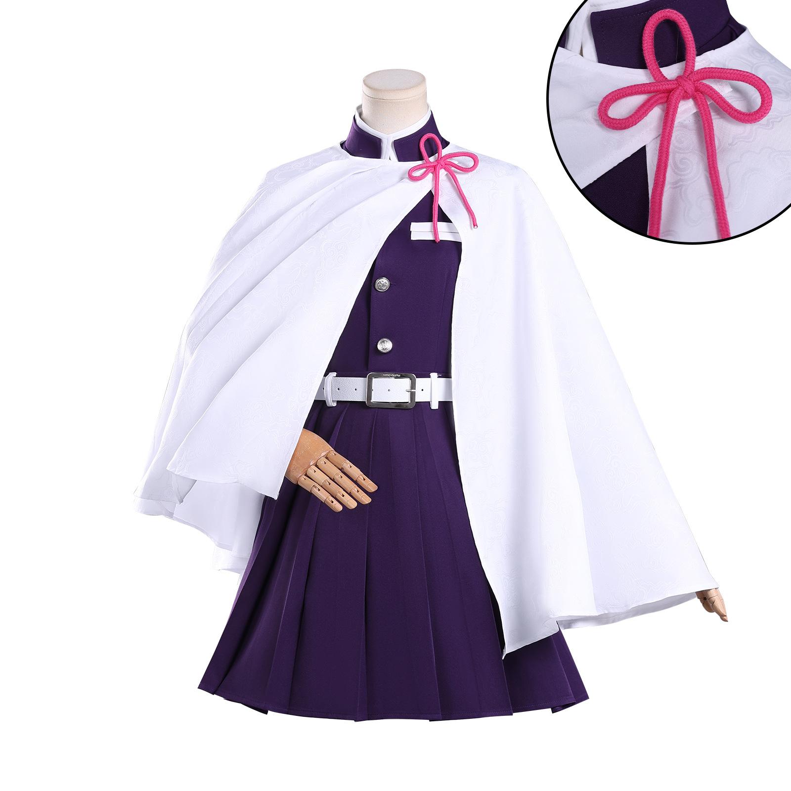 Demon Slayer Cosplay Costume Rengoku Kanao High-End Embroidered Dark Pattern Cosplay Halloween Anime Costume