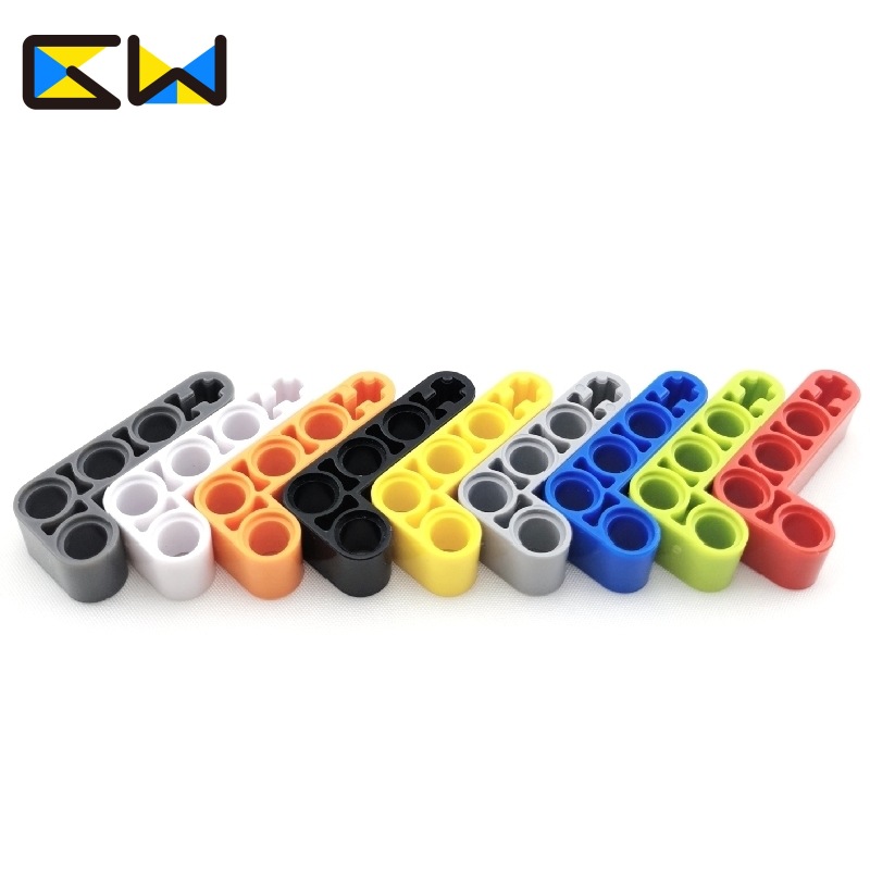 Compatible with Lego Small Particle Building Blocks 32140 Parts DIY Assembled Building Blocks Accessories 1 + 4L Type Cross Hole Arm