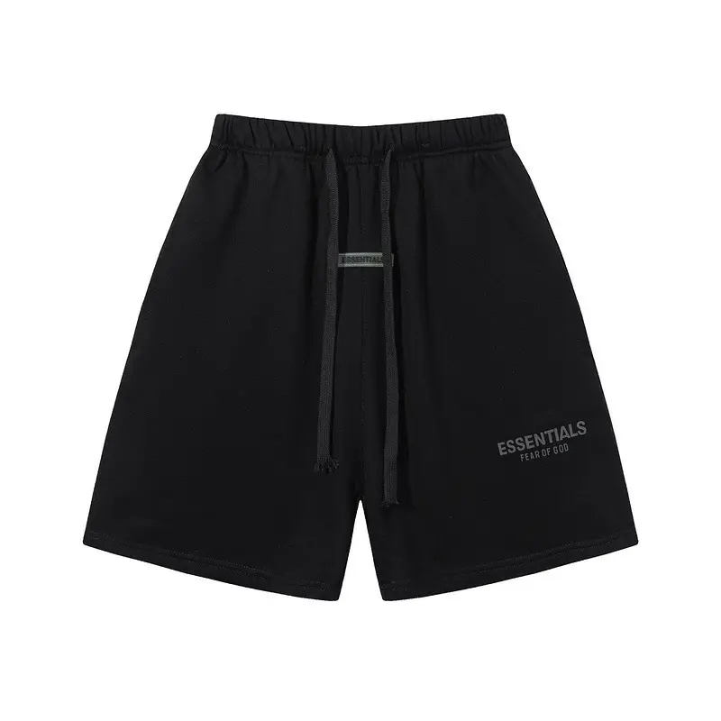 New American Trendy Brand Essentials Reflective Shorts Men's Quarter Pants High Street Loose Unisex Style