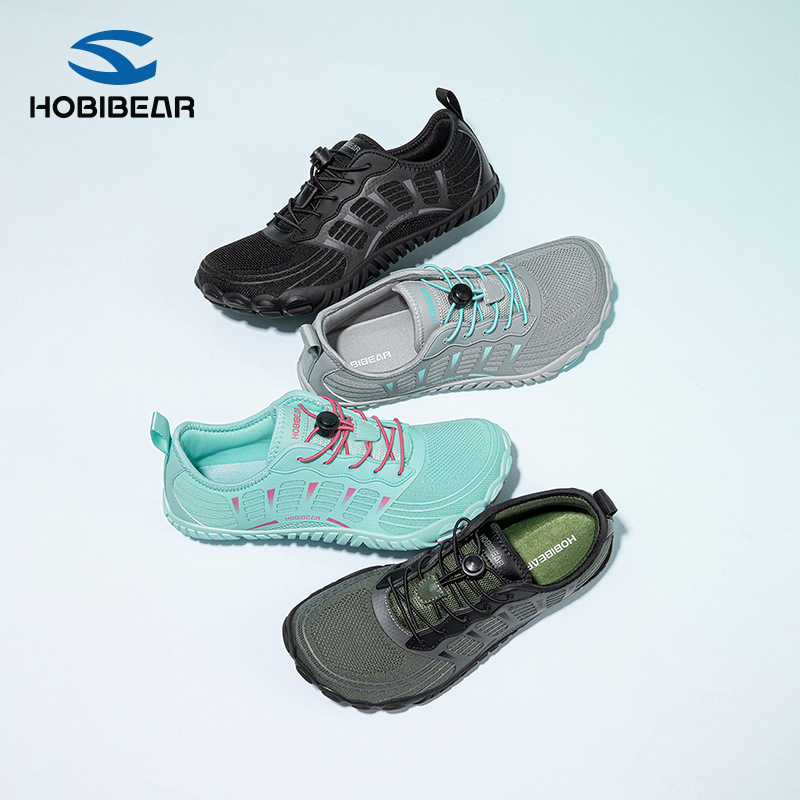 Hobibear Wide-Toe Shoes, Spring & Fall Men's Shoes, Barefoot Shoes, Zero Drop Low-Top Casual Shoes, Wide-Last Walking Shoes, Sports Shoes