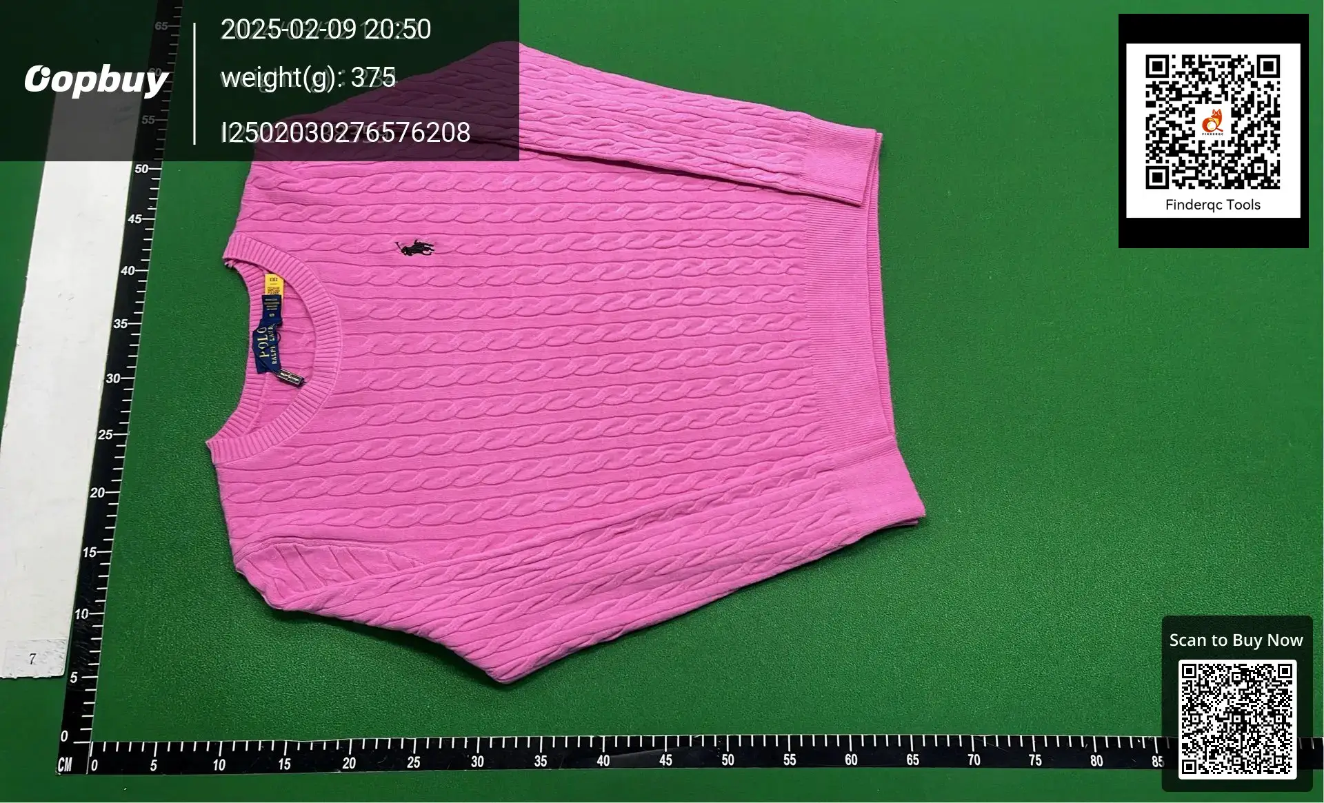 Polo Ralph Lauren Cable Knit Sweater Pink