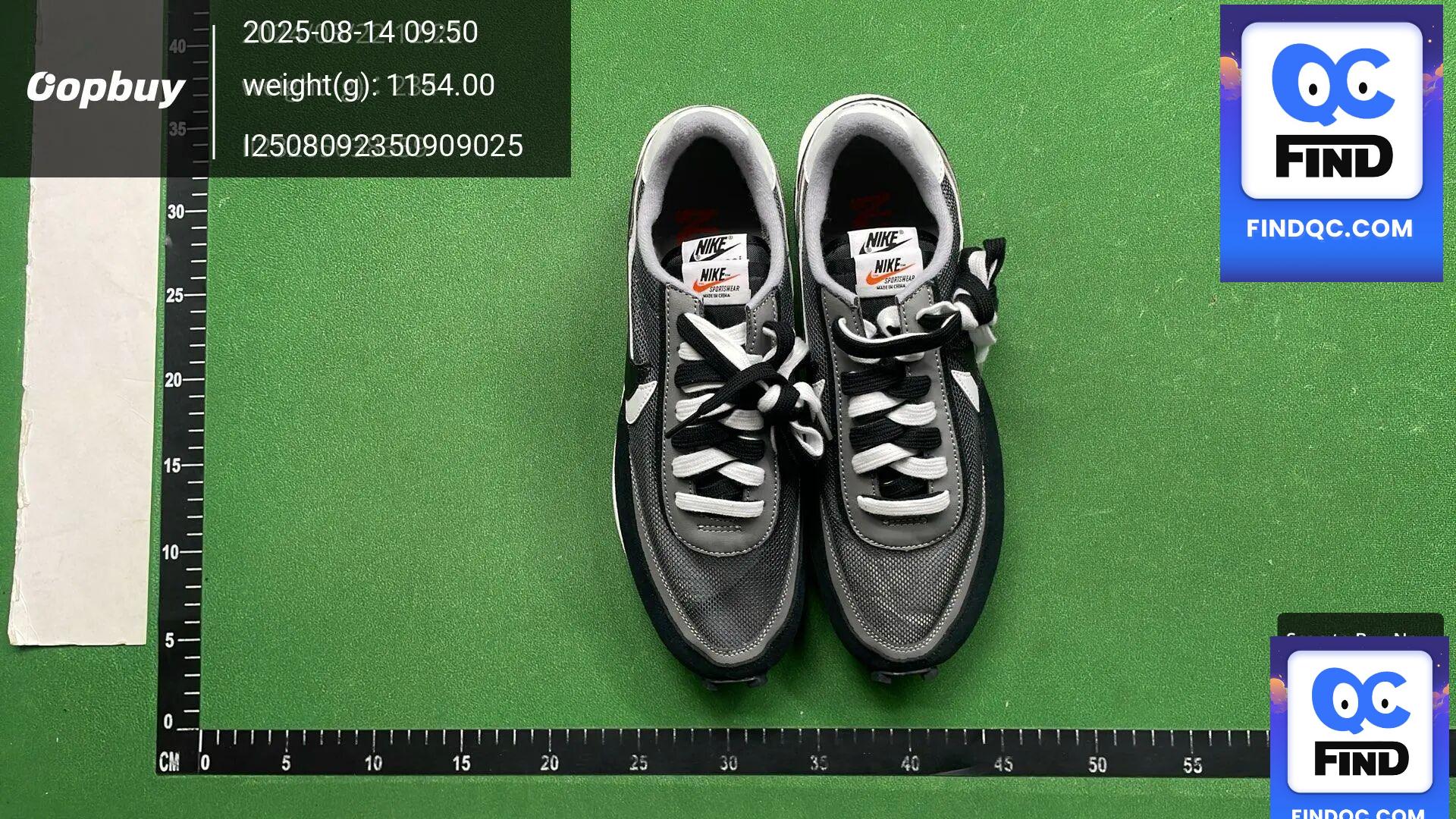 Nike Sacai Waffle White Grey Black Sneakers QC