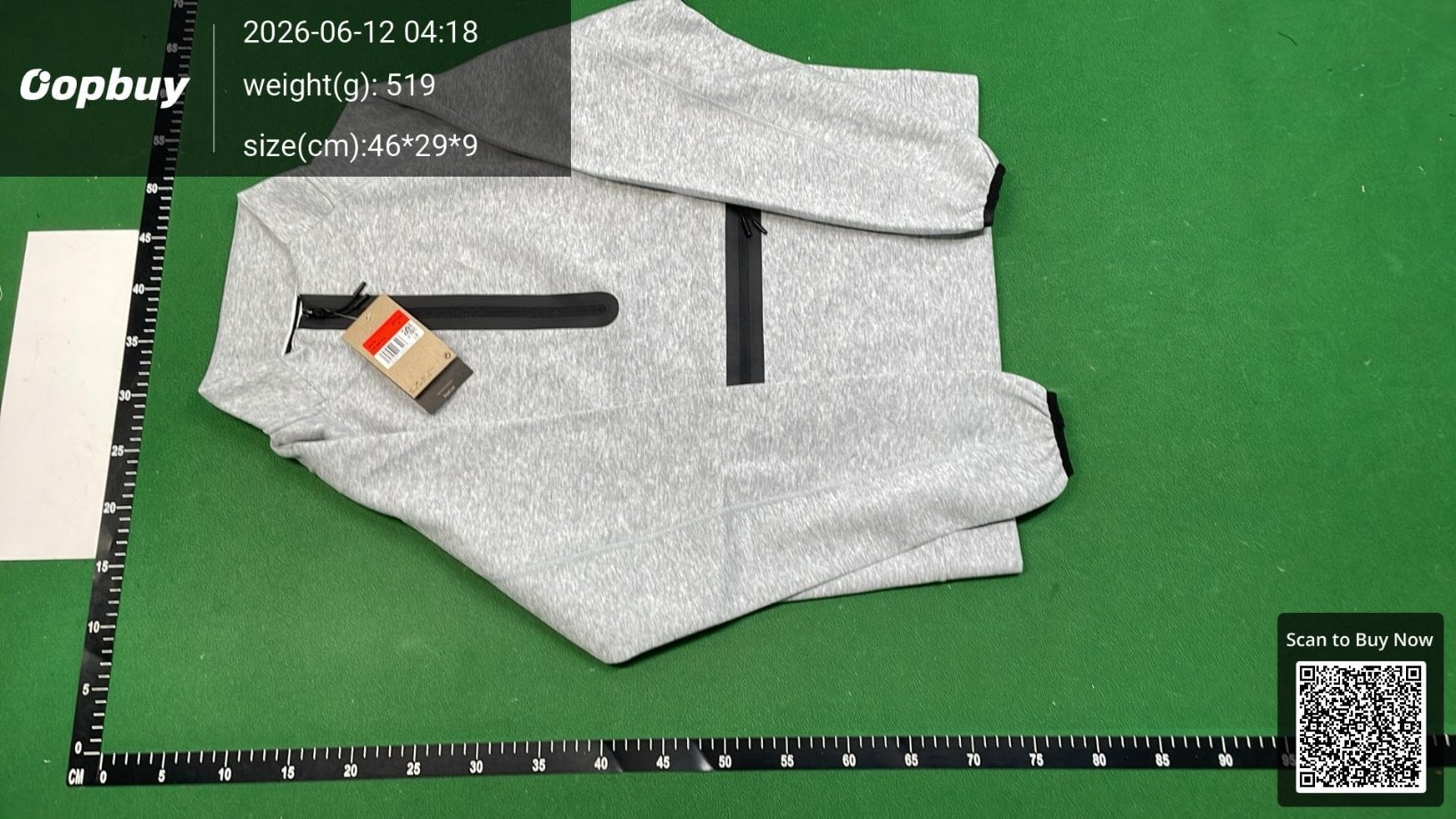 Spring and Autumn Half-Zip Sweatshirt Casual Jacket Loose American Style Outdoor Sports Windproof Jacket Popular Top 7998 Trendy — QC-foto 3
